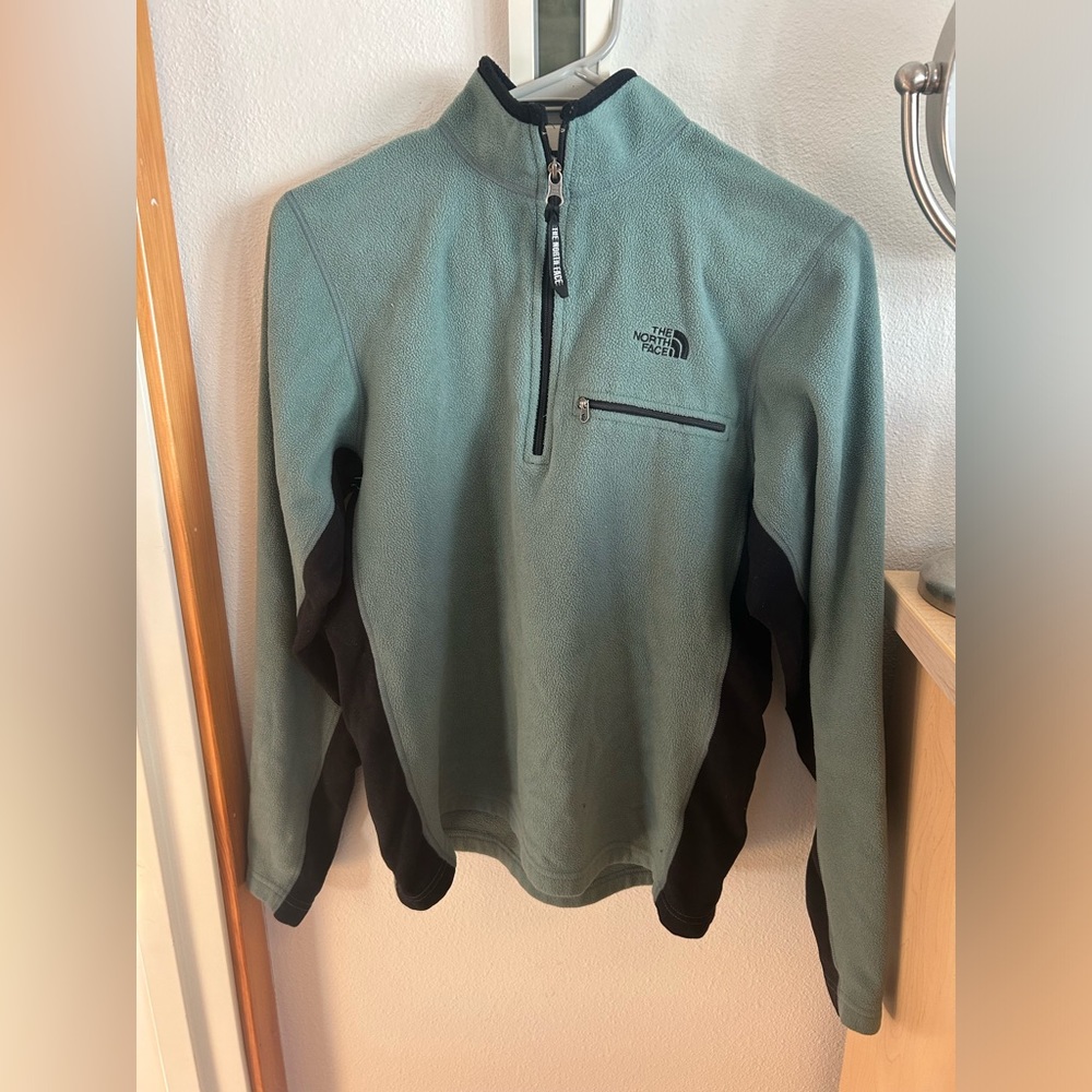 North Face Green Quarter Zip